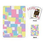 Mod Pastel Geometric Playing Cards Single Design