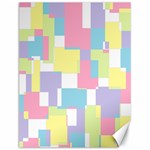 Mod Pastel Geometric Canvas 12  x 16  (Unframed)