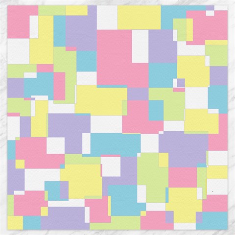 Mod Pastel Geometric Canvas 20  x 20  (Unframed) from ArtsNow.com 19 x19.27  Canvas - 1