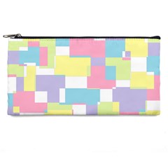 Mod Pastel Geometric Pencil Case from ArtsNow.com Front