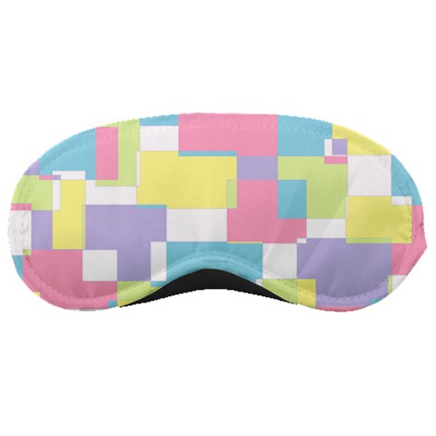 Mod Pastel Geometric Sleeping Mask from ArtsNow.com Front