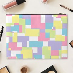 Mod Pastel Geometric Cosmetic Bag (XL) from ArtsNow.com Back