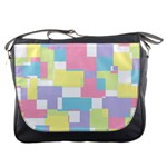 Mod Pastel Geometric Messenger Bag