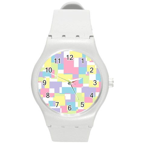 Mod Pastel Geometric Plastic Sport Watch (Medium) from ArtsNow.com Front