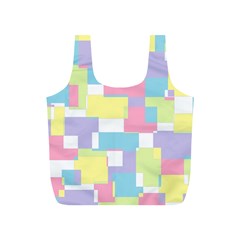 Mod Pastel Geometric Reusable Bag (S) from ArtsNow.com Front