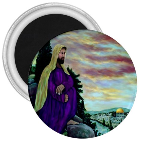 Jesus, A Man Of Sorrows   Ave Hurley   3  Magnet from ArtsNow.com Front