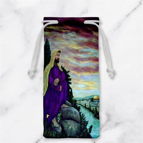 Jesus, A Man Of Sorrows   Ave Hurley   Jewelry Bag from ArtsNow.com Front