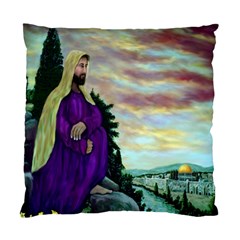 Jesus, A Man Of Sorrows   Ave Hurley   Cushion Case (Two Sides) from ArtsNow.com Back