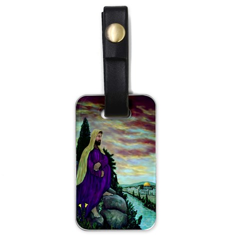 Jesus, A Man Of Sorrows   Ave Hurley   Luggage Tag (one side) from ArtsNow.com Front