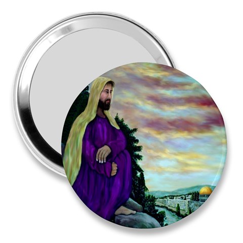Jesus, A Man Of Sorrows   Ave Hurley   3  Handbag Mirror from ArtsNow.com Front
