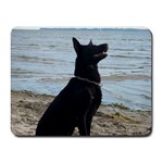 Black German Shepherd Small Mouse Pad (Rectangle)