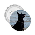 Black German Shepherd 2.25  Button