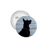 Black German Shepherd 1.75  Button