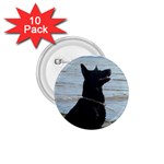 Black German Shepherd 1.75  Button (10 pack)