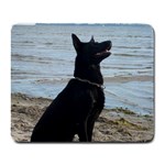 Black German Shepherd Large Mouse Pad (Rectangle)