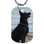 Black German Shepherd Dog Tag (One Sided)