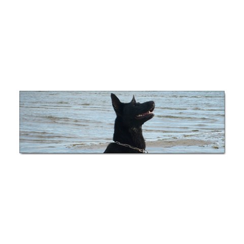 Black German Shepherd Bumper Sticker 10 Pack from ArtsNow.com Front