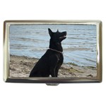 Black German Shepherd Cigarette Money Case