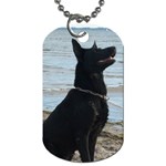 Black German Shepherd Dog Tag (Two-sided) 