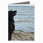 Black German Shepherd Greeting Card