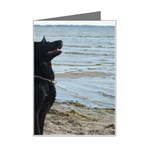 Black German Shepherd Mini Greeting Card