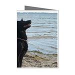 Black German Shepherd Mini Greeting Card (8 Pack)