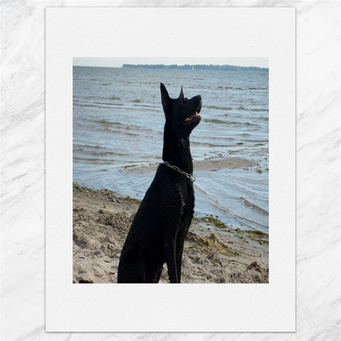 Black German Shepherd Canvas 18  x 24  (Unframed) from ArtsNow.com 17.8 x23.08  Canvas - 1