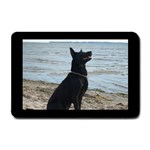 Black German Shepherd Small Door Mat