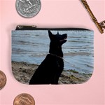 Black German Shepherd Coin Change Purse