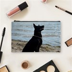 Black German Shepherd Cosmetic Bag (Medium)