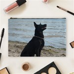 Black German Shepherd Cosmetic Bag (Large)