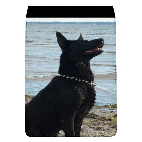 Black German Shepherd Removable Flap Cover (Small) from ArtsNow.com Front