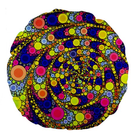 Wild Bubbles 1966 18  Premium Round Cushion  from ArtsNow.com Front