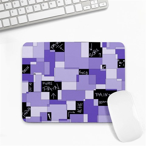 Purple Pain Modular Small Mouse Pad (Rectangle) from ArtsNow.com Front