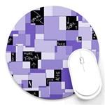 Purple Pain Modular 8  Mouse Pad (Round)