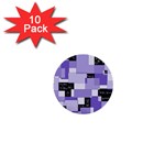 Purple Pain Modular 1  Mini Button (10 pack)