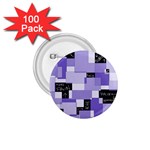 Purple Pain Modular 1.75  Button (100 pack)