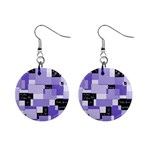 Purple Pain Modular Mini Button Earrings