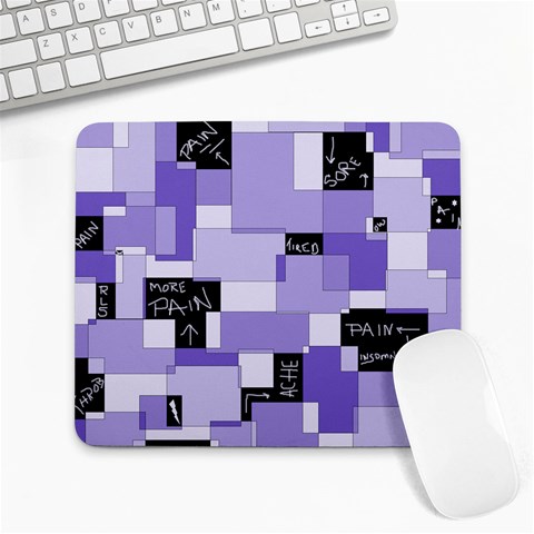 Purple Pain Modular Large Mouse Pad (Rectangle) from ArtsNow.com Front