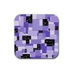 Purple Pain Modular Drink Coaster (Square)