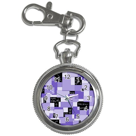 Purple Pain Modular Key Chain Watch from ArtsNow.com Front