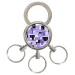 Purple Pain Modular 3-Ring Key Chain