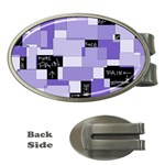 Purple Pain Modular Money Clip (Oval)