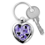 Purple Pain Modular Key Chain (Heart)