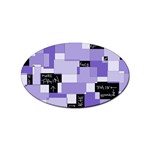 Purple Pain Modular Sticker (Oval)