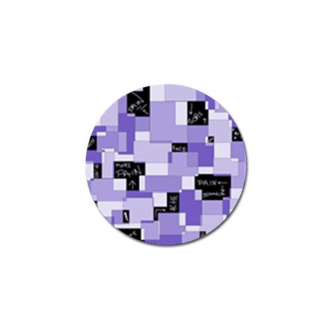 Purple Pain Modular Golf Ball Marker 4 Pack from ArtsNow.com Front