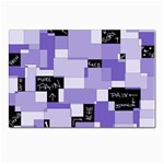 Purple Pain Modular Postcard 4 x 6  (10 Pack)