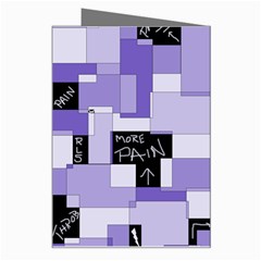 Purple Pain Modular Greeting Card from ArtsNow.com Right