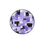 Purple Pain Modular Golf Ball Marker (for Hat Clip)