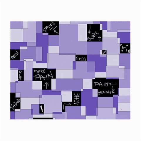 Purple Pain Modular Glasses Cloth (Small) from ArtsNow.com Front
